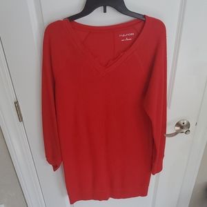 Maurices red sweater dress